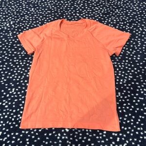 Lululemon | Swiftly Tech Short Sleeve | Warm Coral | Race Length | Size 4
